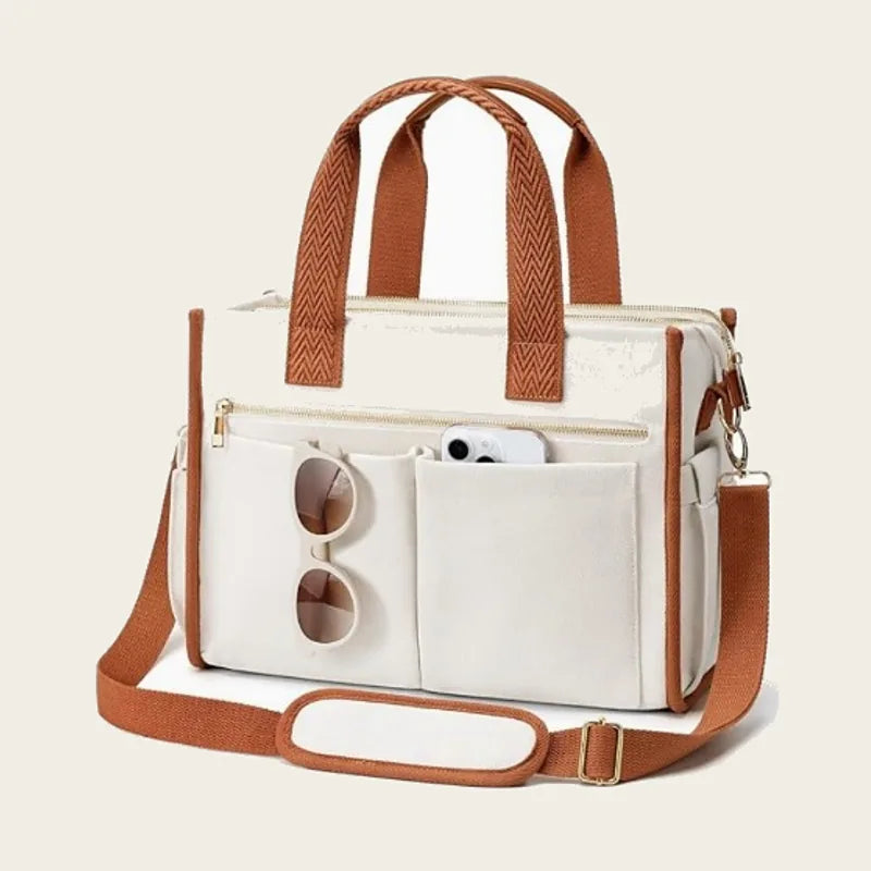 Ordvik Organizer-Tasche in Creme